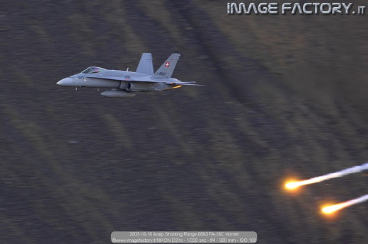 2007-10-10 Axalp Shooting Range 0093 FA-18C Hornet